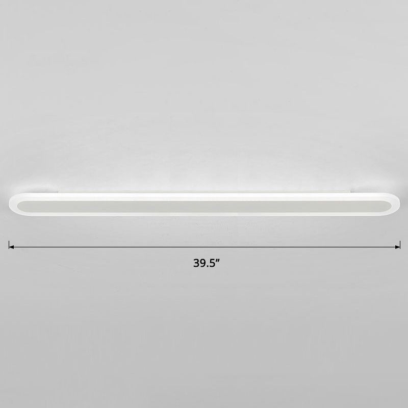 Acrylstange geformte Wandbeleuchtung Nordischer LED -Oberflächenwand -Wandleuchte für Korridor