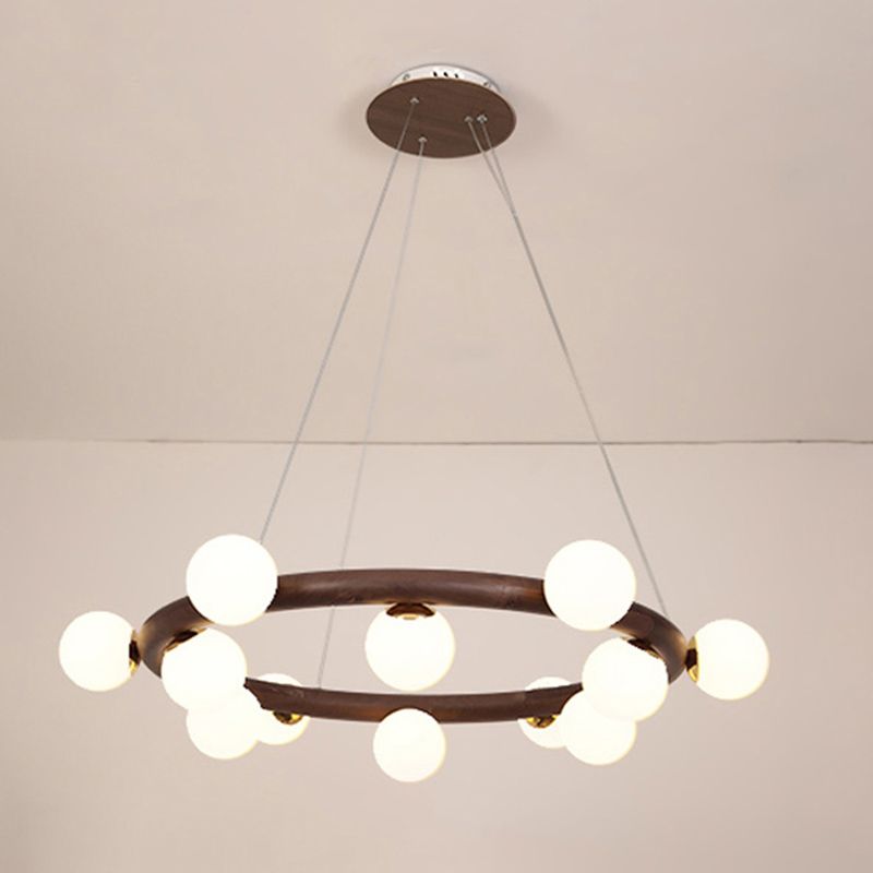Wagon Wheel Chandelier Light Fixtures Modern Multi-Head Hanging Pendant Lamps for Living Room