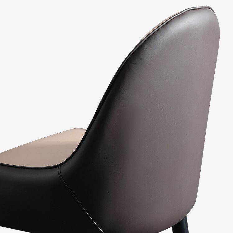 Scandinavian Indoor Arm Chair Upholstered Parsons Wood Dining Room Chair (Set of 2)