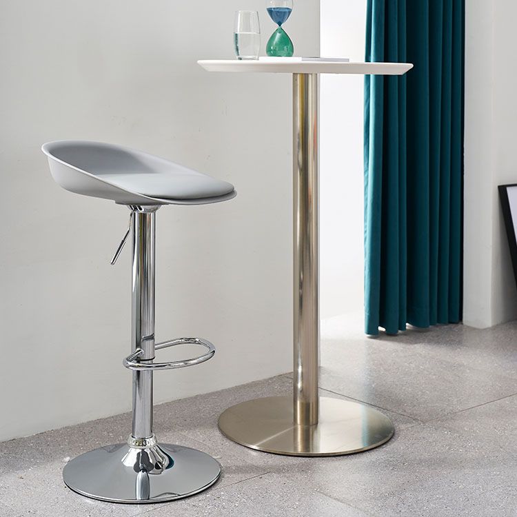 Living Room Counter Stool Armless Bar Stools with Metal Legs