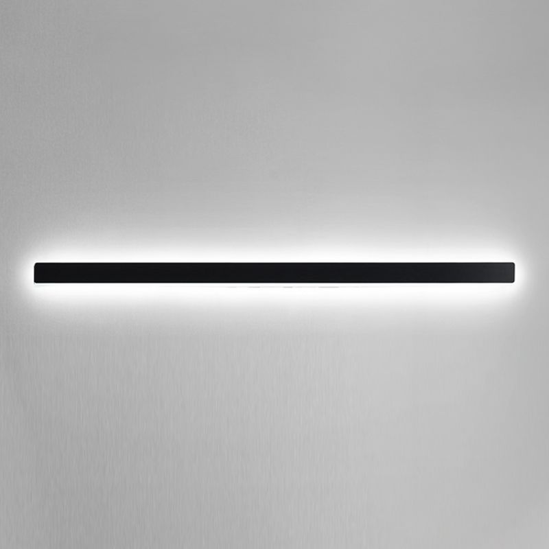 Linear Shape Metal Wall Sconce Modern Style 1- Light Wall Mount Light