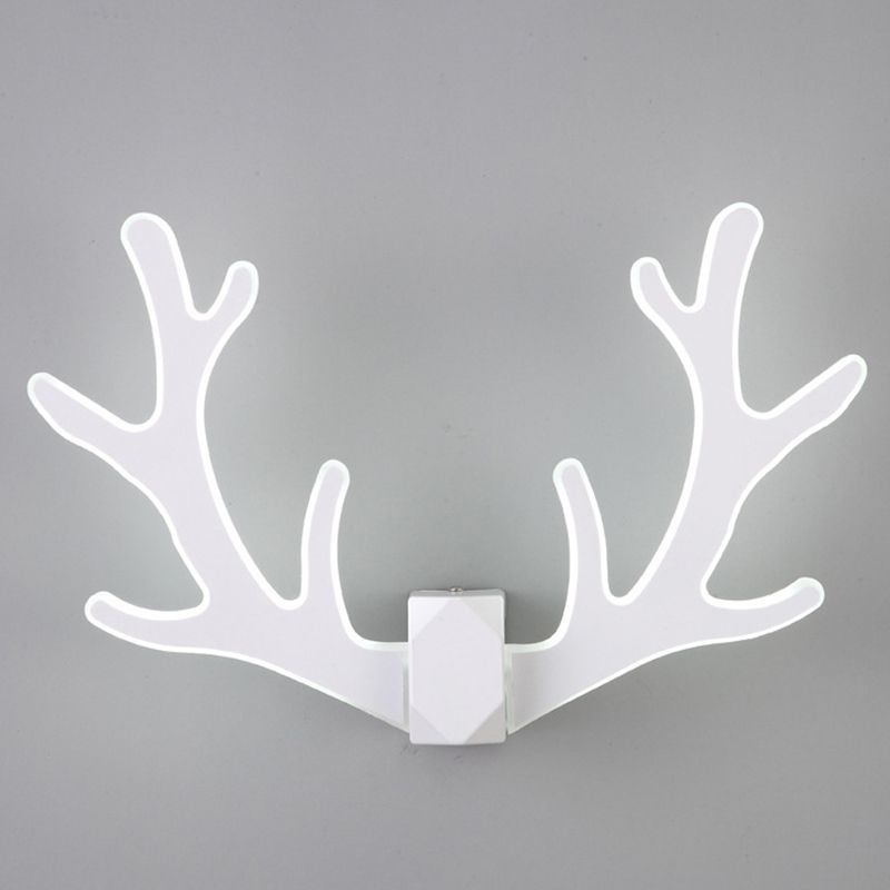 Deer Horn Shaped LED Wall Light Decorative Metal Corridor Sconce Lighting Fixture