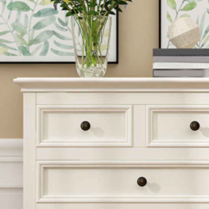 American Traditional Lingerie Chest Birch Storage Chest Dresser for Bedroom