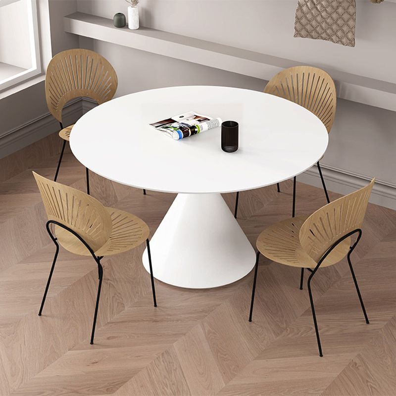 Modern Pedestal Dining Table Stone Table for Kitchen Dining Room