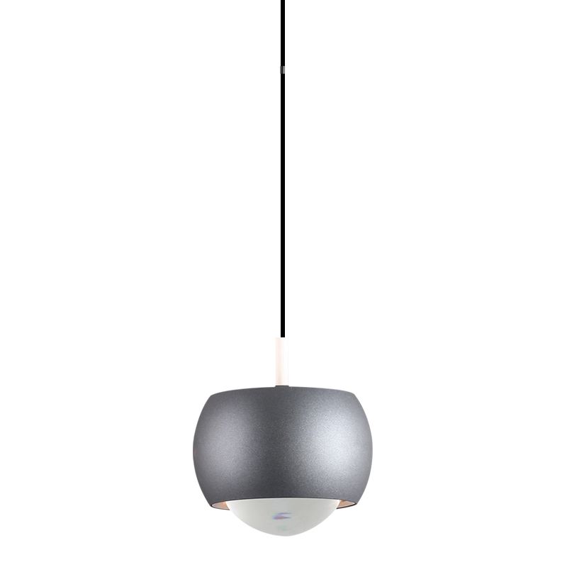 Metal Round Shape Hanging Light Modern Style 1 Light Hanging Light Mount Fixtures