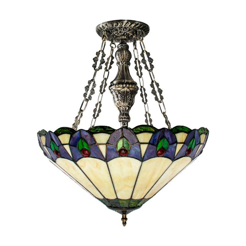 MISSION CONICAL PENDANT CHANDELIER À 3 LUMILAGE LUMINE LUMINE LUMINATE