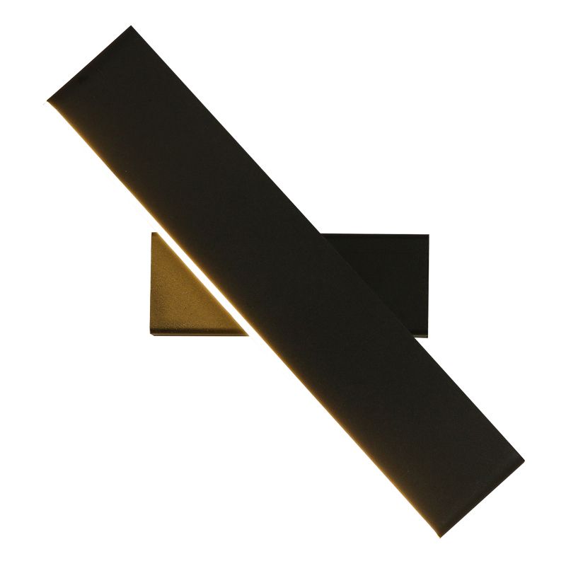 Contemporary Metal Wall Light Strip Rotatable LED Wall Sconce for Living Room