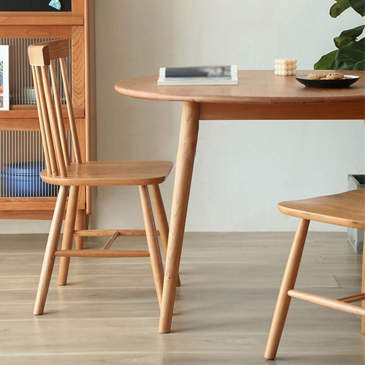 Dinner Kitchen Table Dining Room Round Solid Wood Dining Table