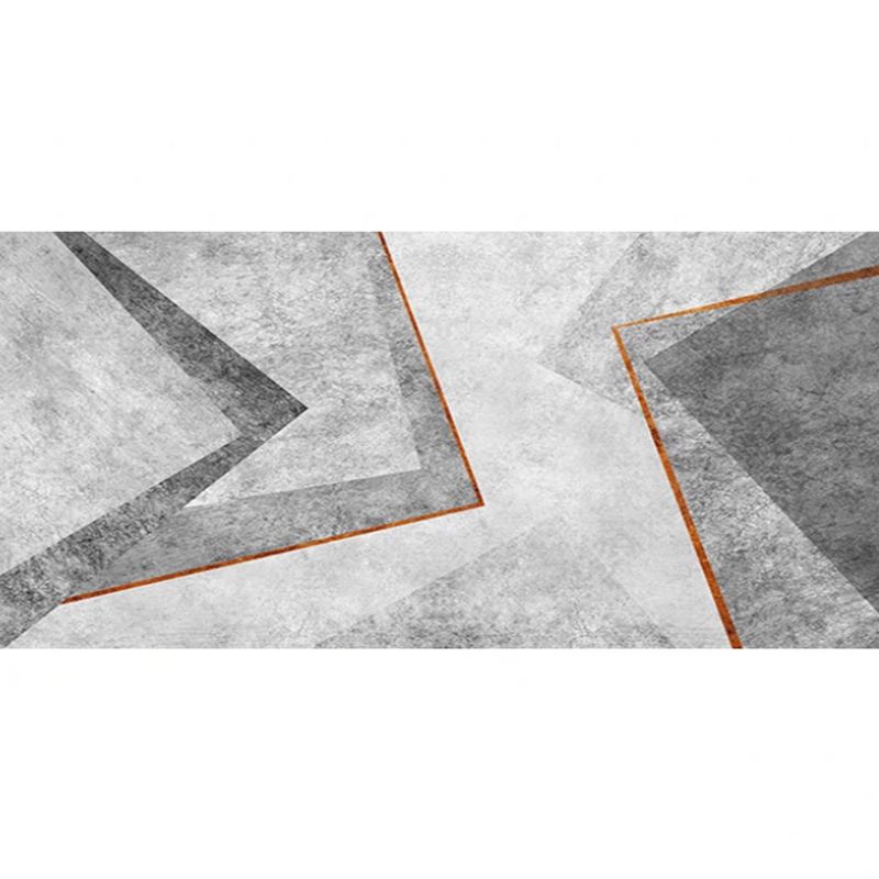 Multi-Color Modern Runner Rug Polypropylene Expressionism Stripes Print Rug Anti-Slip Machine Wash Stain Resistant Rug for Bedroom