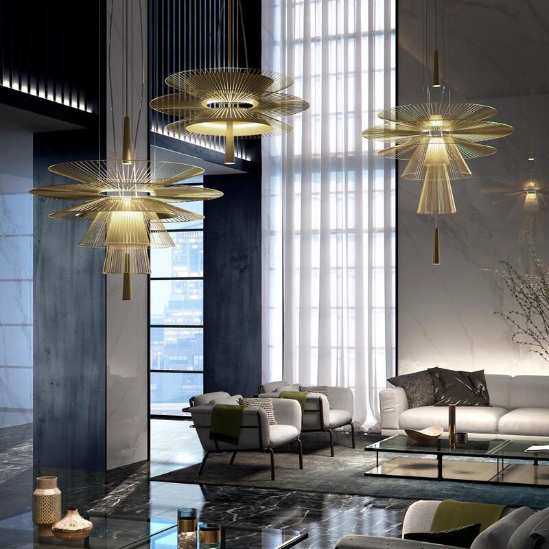 Metal Contemporary Hanging Pendant Light 1-Light Drop Pendant for Dining Room