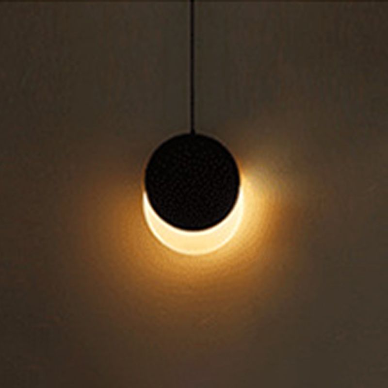 Ombra circolare in metallo luci appese a sospensione MODERNA 1 Fun a montaggio a testa per il letto