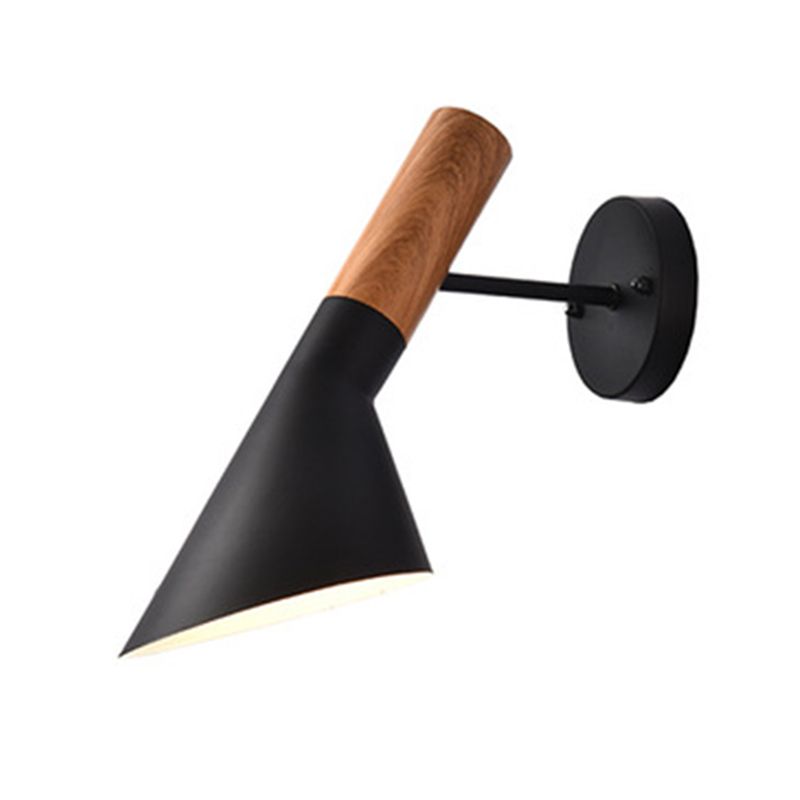 Cone Wall Mounted Lamps Vintage Industrial Metal Wall Sconces Lighting Fixtures for Courtyard