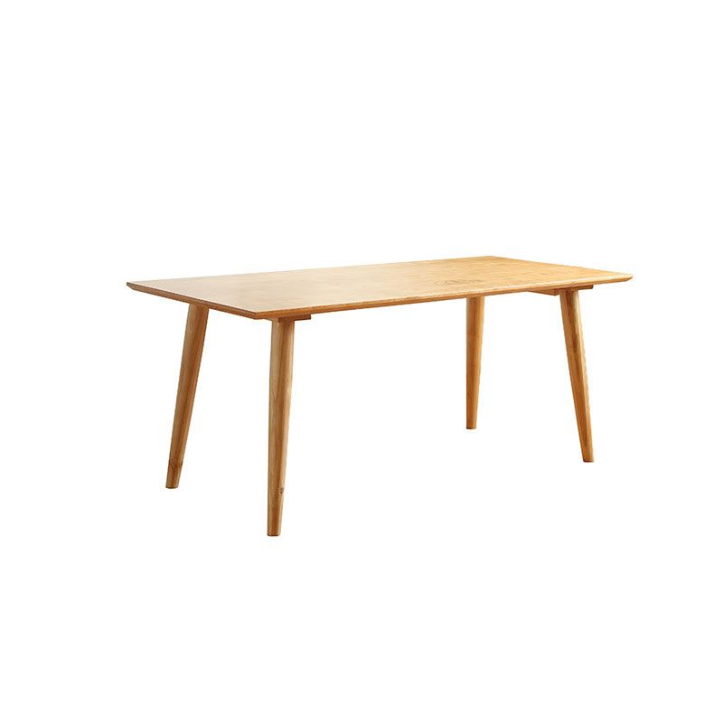 2/3/4/5/7 PCs Modernes Esset mit Rechtecktisch und Holzstühlen Dinette Set