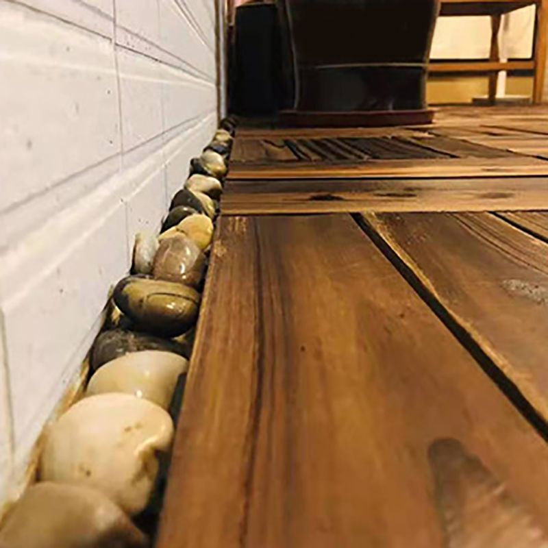 Wood Deck/Patio Flooring Tiles Snapping Installation Floor Board Tiles