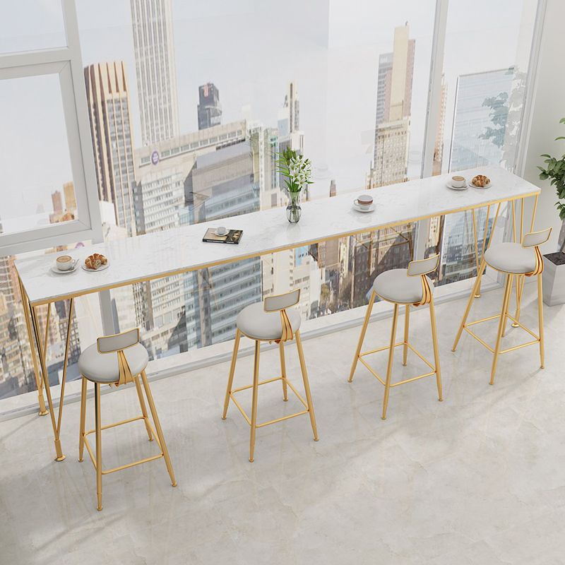 Mesa de altura de mostrador de la cafetería del escritorio de la barra del rectángulo del rectángulo moderno (la única mesa)