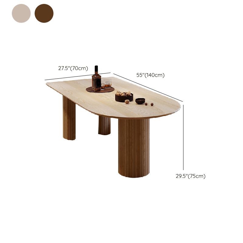 Irregular Shape Indoor Table for Restaurant Modern Table with 3 Legs