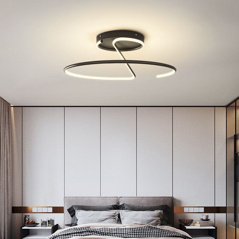 Modern Style Led Flush Mount Lighting High Brightness Metal Linear Led Ceiling Light for Corridor