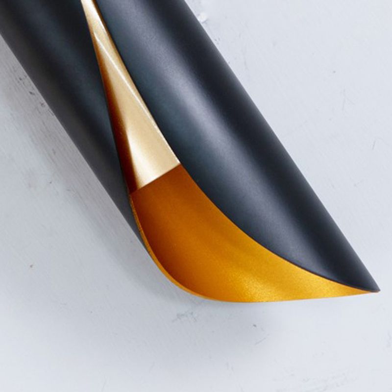 Modern Style Wave Shape Wall Sconce Metal 2 Lights Sconces for Bedroom