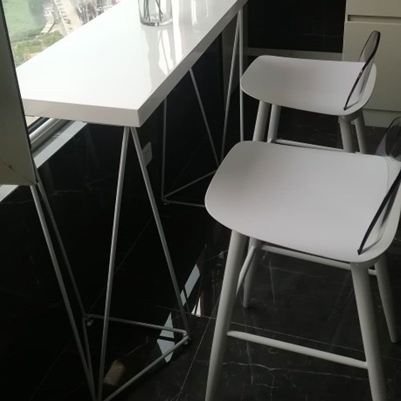 Skandinavischer Barhocker mit Quadrat-Sitzschalterstuhl für Küche (Bar 2)