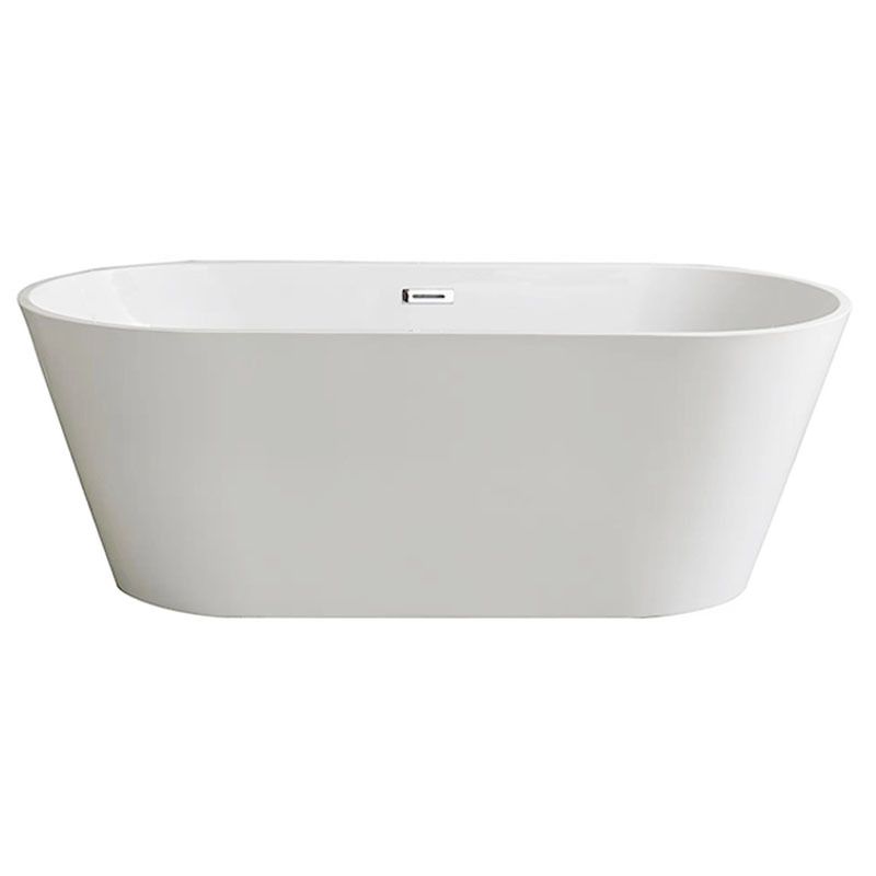 Modern Oval Freestanding Bathtub Antique Finish Soaking Bath Tub