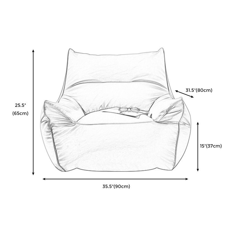 Modern Faux Leather Pillow Top Arm Sofa Sewn Pillow Back Sofa for Apartment