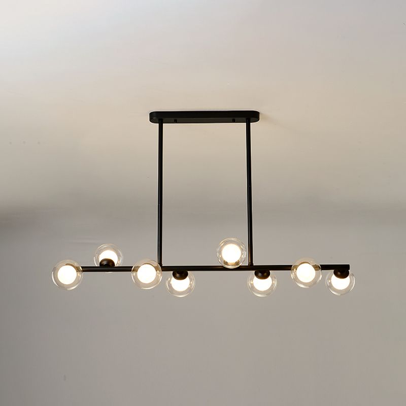 Modern Style Dining Pendant Lamp Fixture Kitchen Dining Room Glass Shade Hanging Light