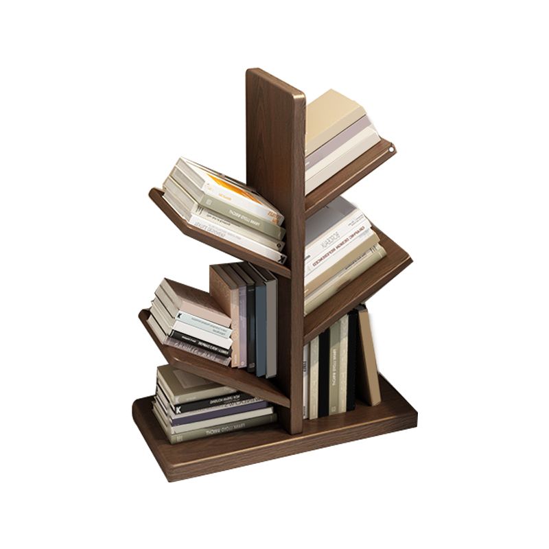 Modern Style Open Bookshelf Solid Wood Shelf Bookcase for Home