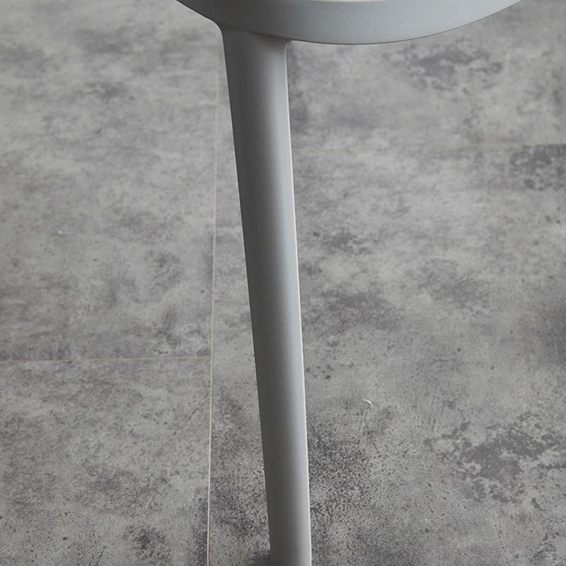 Home Dining Accent Chair Dining Room Open Back Armless Side Chair