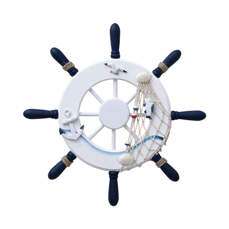 Nautical Style Slim Wall Sconce Rudder Acrylic LED Wall Light for Baby Bedroom