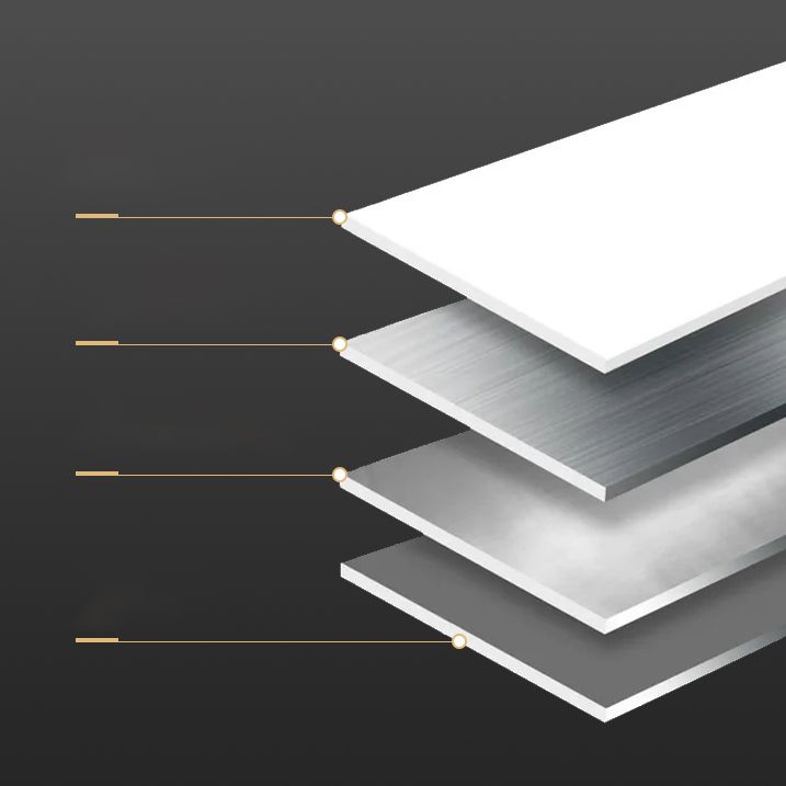 Rectangle Double Pedestal Table Modern Stone Top Black Base Dining Site Table