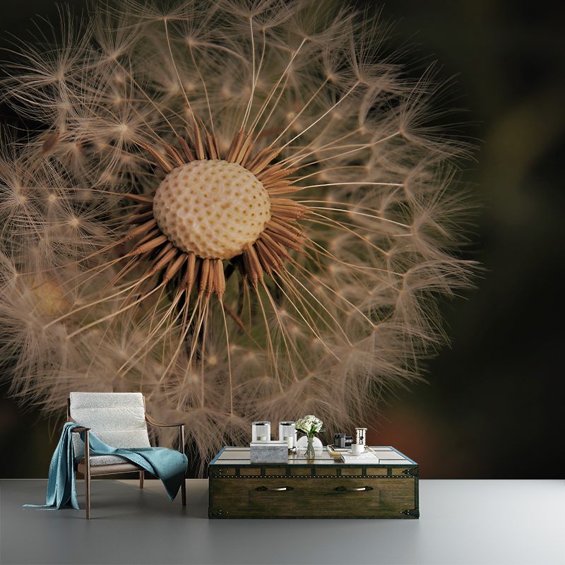 Dandelion Seed Wall Covering for Reading Room Bedroomm, Water Resistant