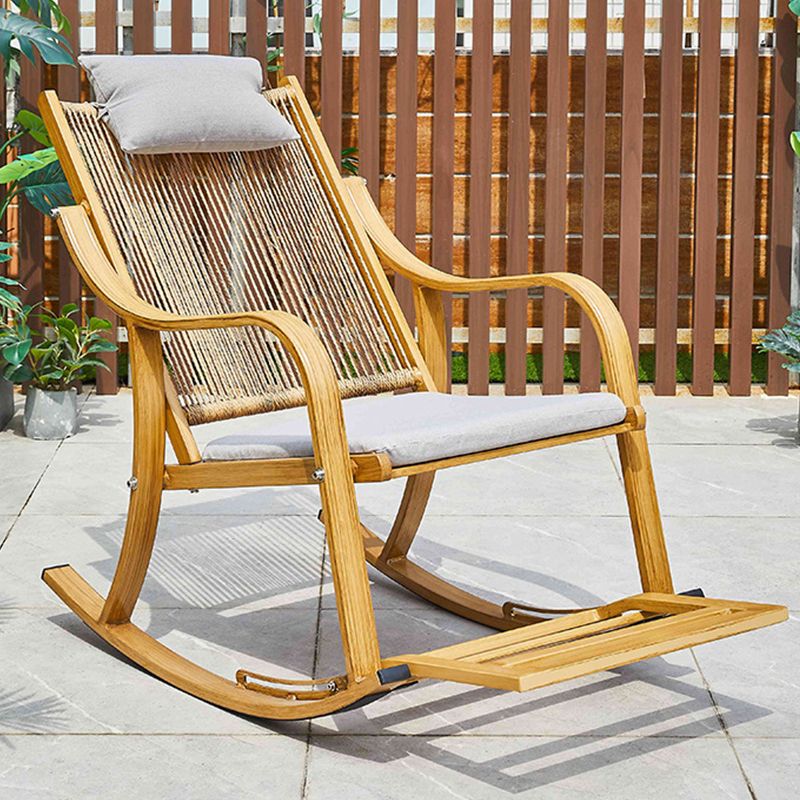 Modern Style Leisure Rocking Chair Outdoor Single Rocking Chair