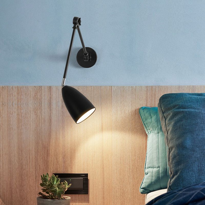 Modern Wall Lighting Fixtures Metal 1 Light Flush Mount Wall Sconce for Dining Room