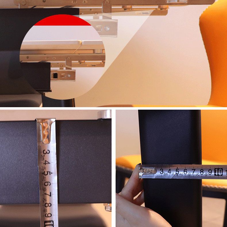 Zeitgenössischer Stil gesinterte Stein Esstisch mit grauem festem Tisch und 4 schwarze Beine Basis