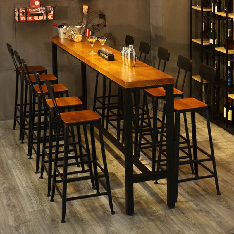 Low Back Dining Stools Contemporary Bar Stools with Metal Base