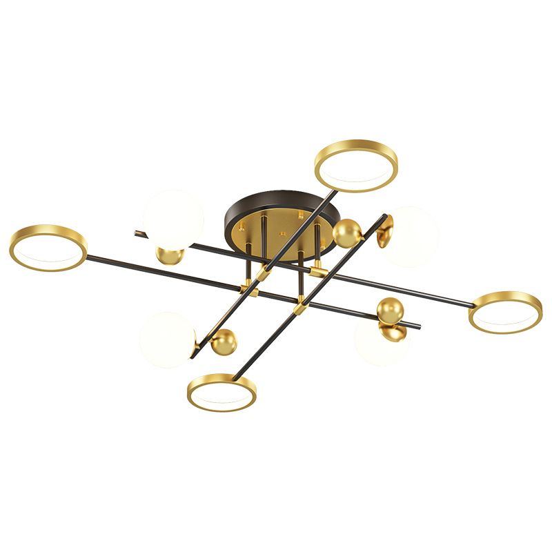LED Light Flush Mount Light Metal Light Multiple Light Living Room Light