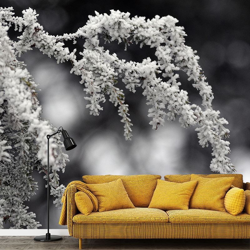 Customized Juniper Wall Mural Stain Resistant Eco-friendly Wallpaper for Living Room