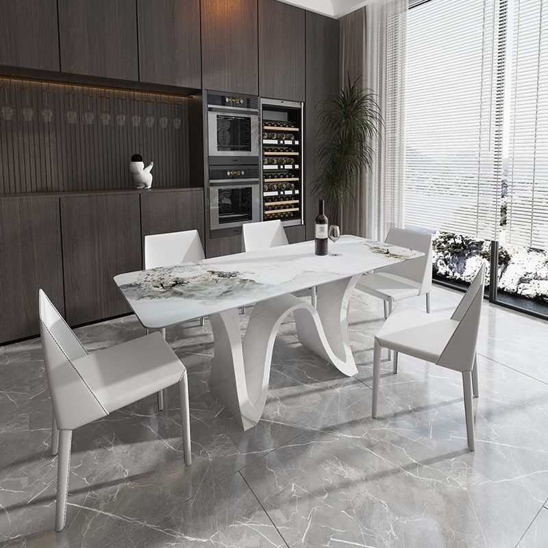 Modern Style Dining Table Sintered Stone Table for Dining Room