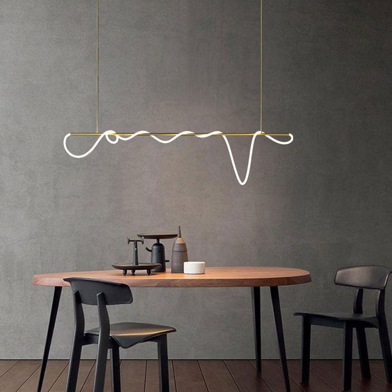 Noordse moderne eenvoudige stijl hanglampje kroonluchter verlichtingsarmatuur voor eetkamer