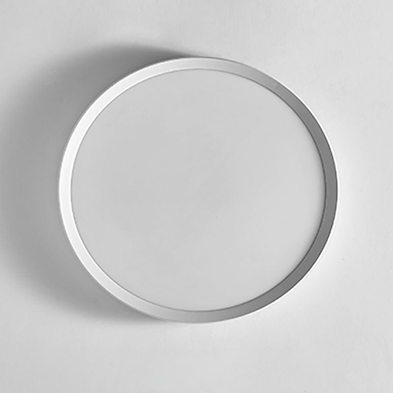 Aluminium Circular LED Ceiling Light in Modern Simplicity Acrylic Indoor Ceiling Fixture