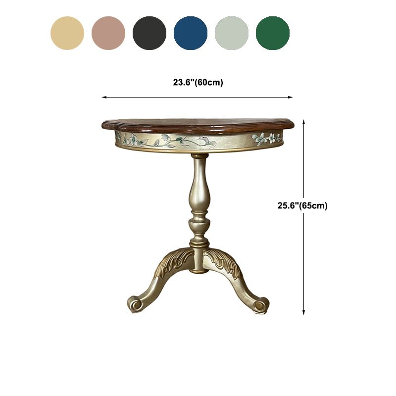 French Country Distressed Cocktail Table Wooden Coffee Table for Home