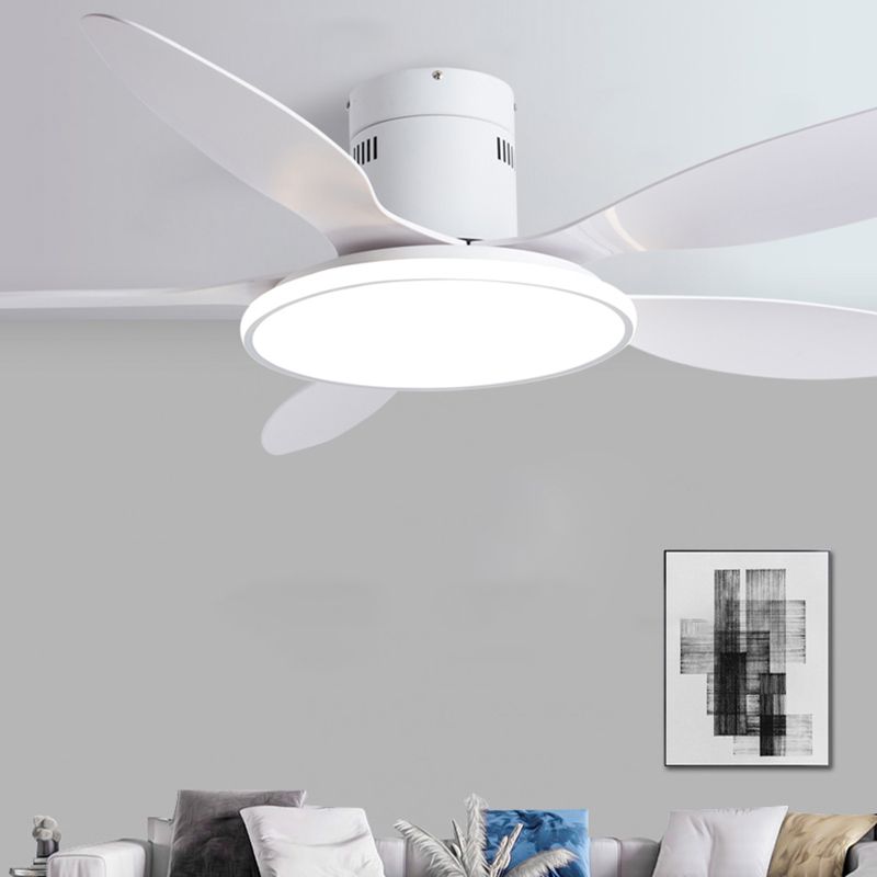 Unique Shape Metal Ceiling Fan Lights Kids Style 2 Light Ceiling Fan Lamps for Living Room
