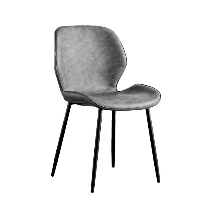 Moderne Metallküche Essnetzstuhl Schwarzer Flügelback Side Ess Side Chair