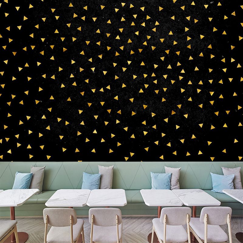 Geometric Wall Mural Decal Square Illustration Soft Color Wall Art Living Room Murals