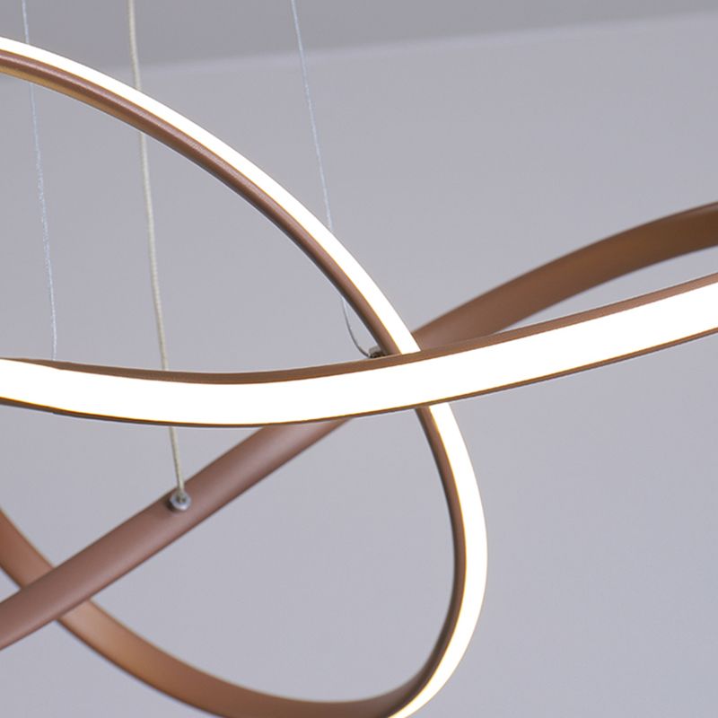 Hedendaags aluminium hanger licht lineair plafondlicht voor eetkamer