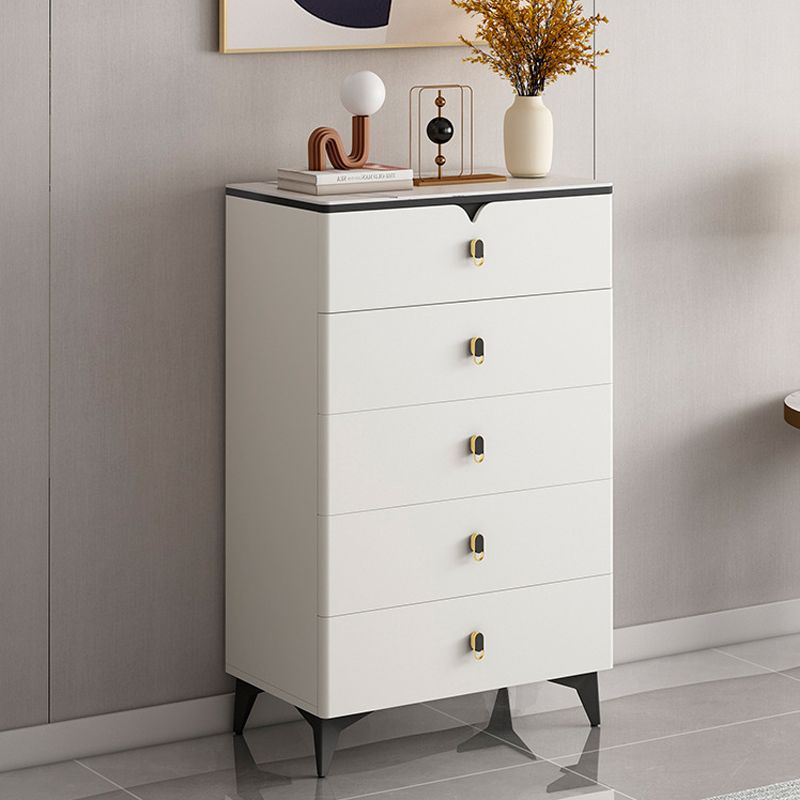 Stone Glam Storage Chest Bedroom 16" Wide Chest with Drawers