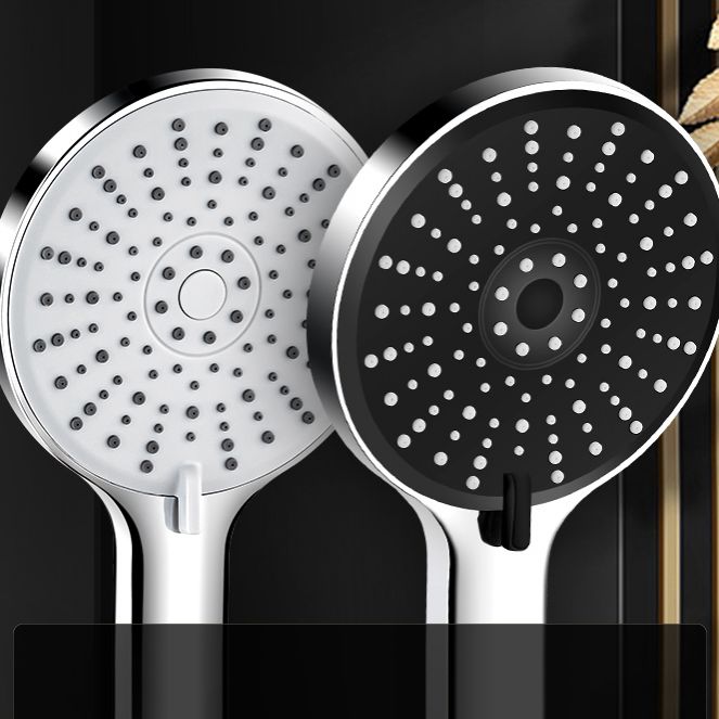 High Flow Handheld Shower Head 4-Spray Patterns Wall-Mount Showerhead