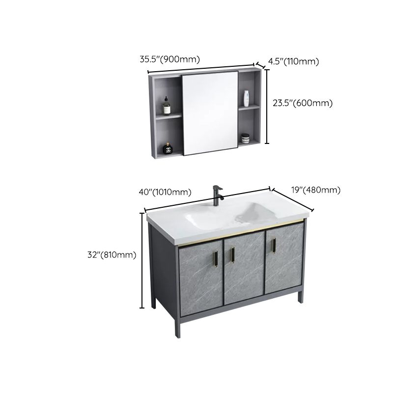 Modern Bathroom Sink Vanity Freestanding Faucet Included Bathroom Vanity Set