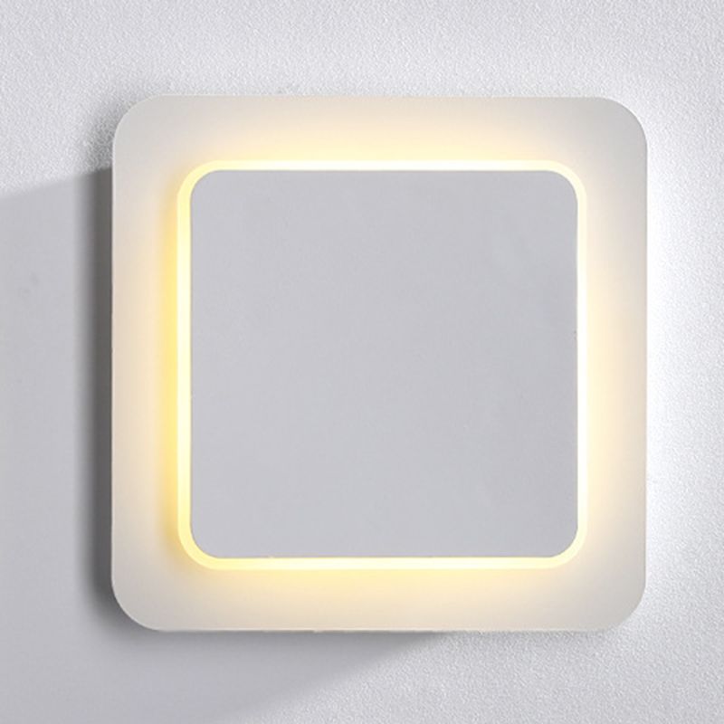 Nordic Style Iron Wall Light Geometry Shape Rotatable Wall Lamp for Bedroom