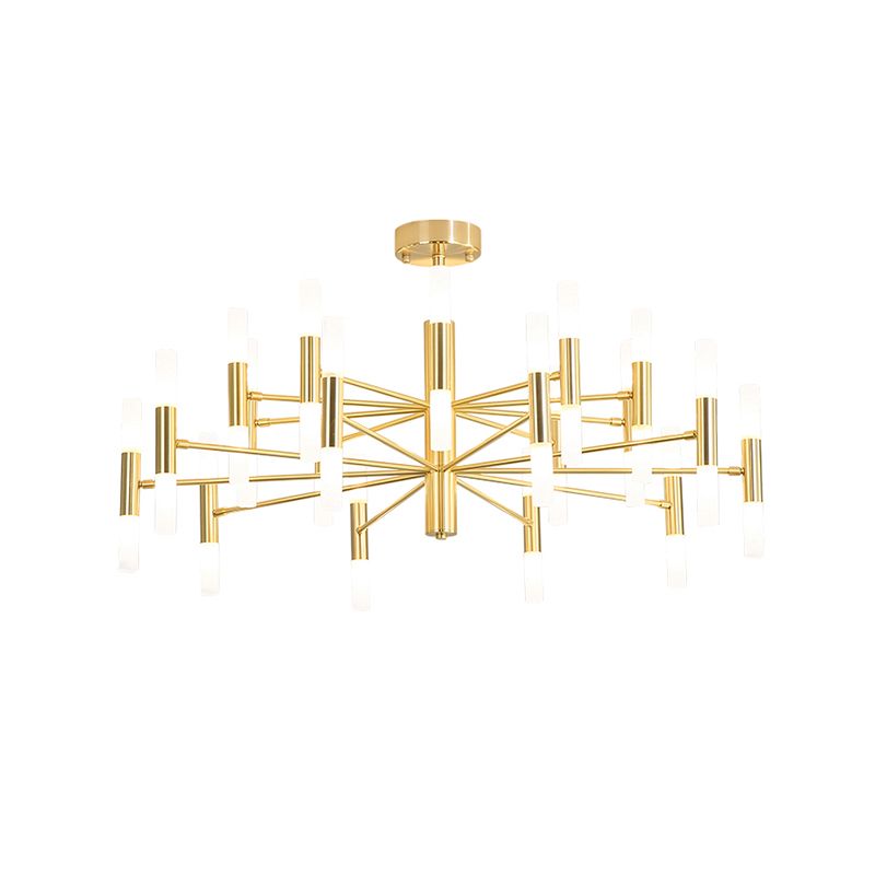 Postmoderne Deckenkrautmesser Multi-Light-Metall-Acrylhänge-Lampe Kit